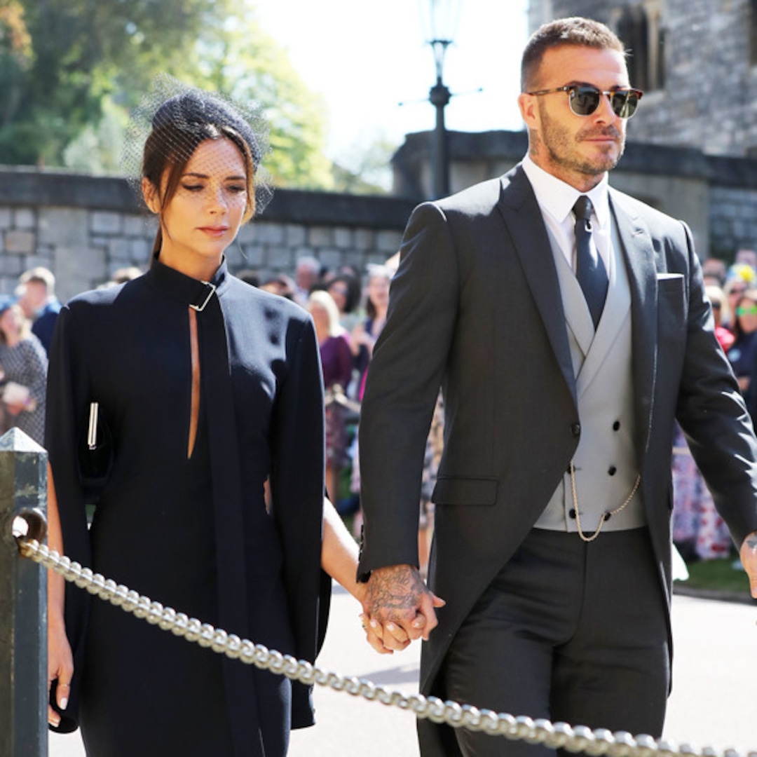 Download Victoria Beckham Turns Heads In Navy Dress At Royal Wedding Desktop Wallpaper Wallpaper Victoria Beckham Turns Heads In Navy Dress At Royal Wedding Desktop Wallpaper